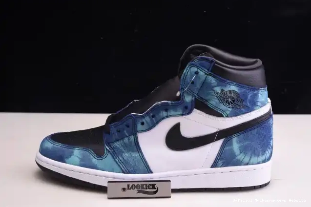 Official Maikesneakers Tie-Dye 1 Air OG CD0461-100 High Jordan 0615